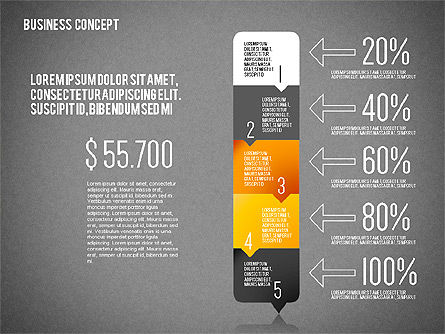Concepto de informe de negocio, Diapositiva 13, 01782, Modelos de negocios — PoweredTemplate.com