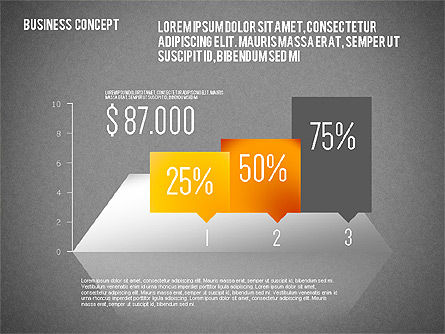 Concepto de informe de negocio, Diapositiva 14, 01782, Modelos de negocios — PoweredTemplate.com