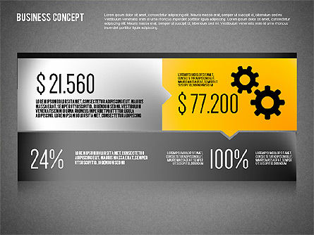 Business Report Concept, Slide 16, 01782, Business Models — PoweredTemplate.com