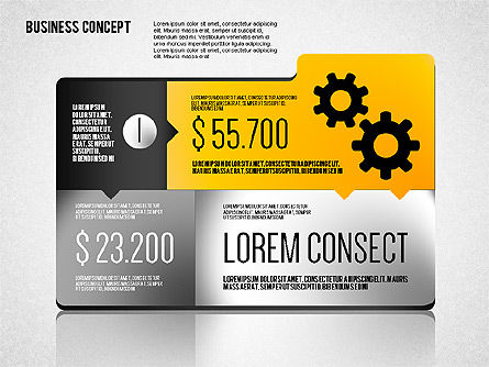 Concept de rapport commercial, Diapositive 2, 01782, Modèles commerciaux — PoweredTemplate.com