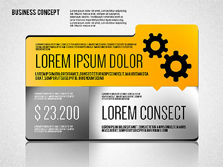 Konsep Laporan Bisnis, Slide 3, 01782, Model Bisnis — PoweredTemplate.com