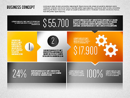 Concepto de informe de negocio, Diapositiva 7, 01782, Modelos de negocios — PoweredTemplate.com