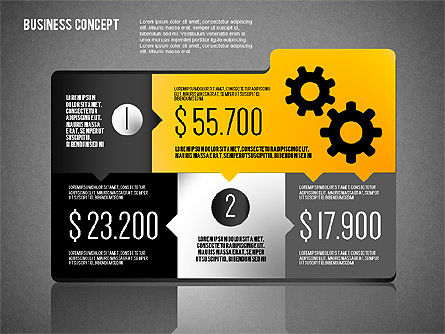 Concepto de informe de negocio, Diapositiva 9, 01782, Modelos de negocios — PoweredTemplate.com