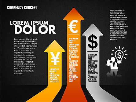 Concepto de moneda, Diapositiva 11, 01784, Modelos de negocios — PoweredTemplate.com