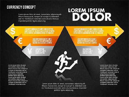 Concept de devise, Diapositive 14, 01784, Modèles commerciaux — PoweredTemplate.com