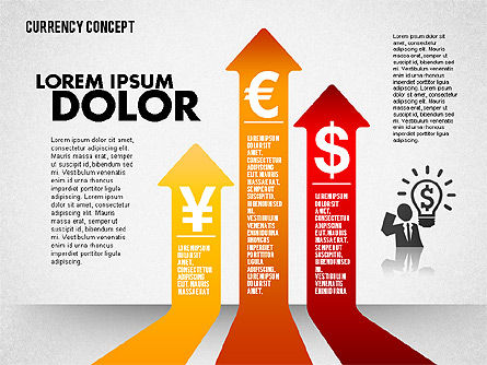 Concepto de moneda, Diapositiva 3, 01784, Modelos de negocios — PoweredTemplate.com