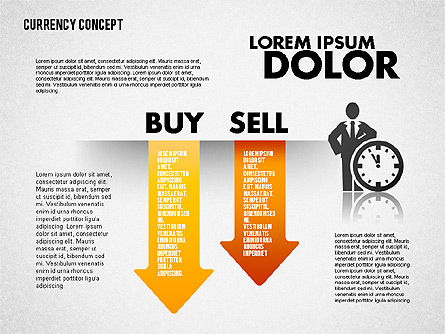 Concepto de moneda, Diapositiva 8, 01784, Modelos de negocios — PoweredTemplate.com