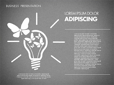 Impressão da idéia criativa, Deslizar 3, 01785, Modelos de Apresentação — PoweredTemplate.com