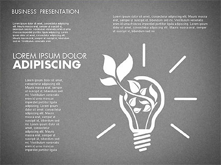 Creatief idee presentatie, Dia 5, 01785, Presentatie Templates — PoweredTemplate.com