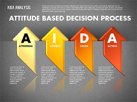 AIDA Diagram, Slide 16, 01787, Business Models — PoweredTemplate.com