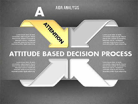 AIDA Diagram, Slide 9, 01787, Business Models — PoweredTemplate.com