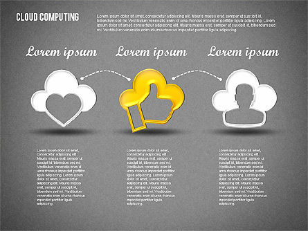 Cloud Computing Shapes, Slide 13, 01790, Business Models — PoweredTemplate.com