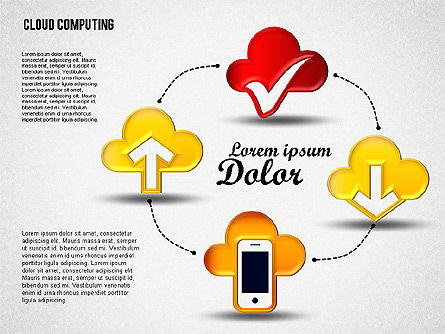 Cloud Computing Shapes, Slide 6, 01790, Business Models — PoweredTemplate.com