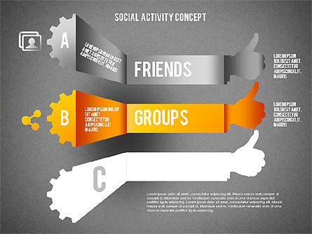 Formes d'activité sociale, Diapositive 13, 01796, Formes — PoweredTemplate.com