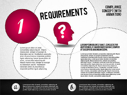 Concepto de Cumplimiento Normativo (con animación), Diapositiva 3, 01797, Modelos de negocios — PoweredTemplate.com