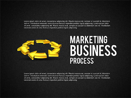 Web Marketing Business Process Circle, Slide 8, 01798, Business Models — PoweredTemplate.com