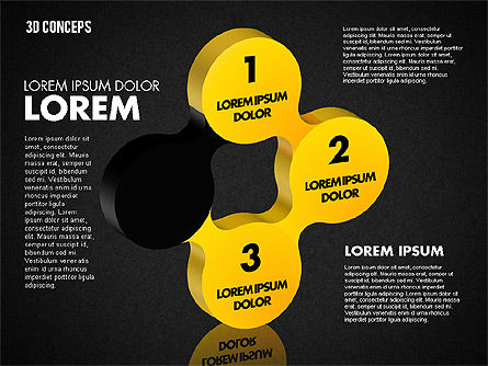 Concept de formes liées, Diapositive 15, 01799, Formes — PoweredTemplate.com
