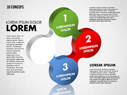 Concept de formes liées, Diapositive 7, 01799, Formes — PoweredTemplate.com