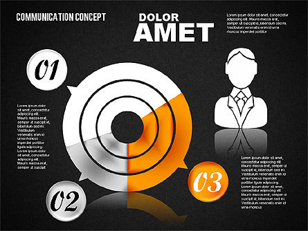 Concepto de comunicación, Diapositiva 12, 01800, Modelos de negocios — PoweredTemplate.com
