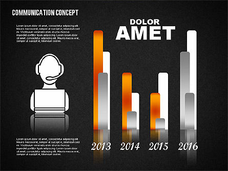 Concept de communication, Diapositive 13, 01800, Modèles commerciaux — PoweredTemplate.com