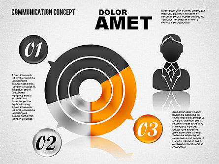 Communicatie concept, Dia 4, 01800, Businessmodellen — PoweredTemplate.com