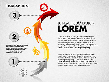 サーペンタインプロセス, スライド 4, 01801, プロセス図 — PoweredTemplate.com