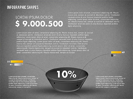 유입 경로 infographics, 슬라이드 9, 01802, 비즈니스 모델 — PoweredTemplate.com