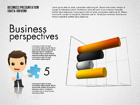 Grafik Batang Dengan Karakter (data Driven), Slide 5, 01805, Bagan Grafis — PoweredTemplate.com
