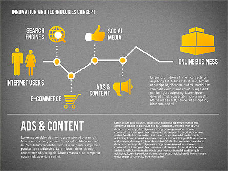 Diagramma di processo di business online, Slide 14, 01807, Diagrammi di Processo — PoweredTemplate.com