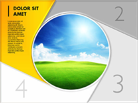 阶段与照片图, PowerPoint模板, 01811, 阶段图 — PoweredTemplate.com