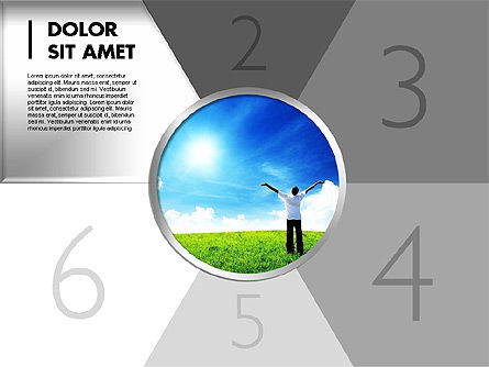 사진 다이어그램이있는 단계, 슬라이드 15, 01811, 단계 도표 — PoweredTemplate.com