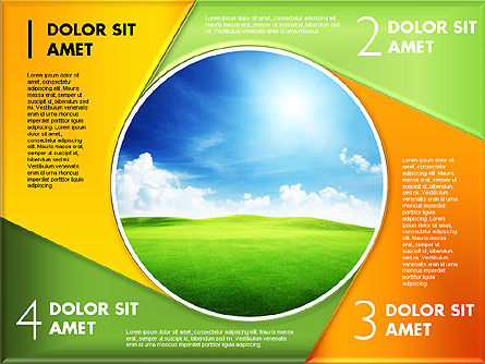 Fasi con diagramma foto, Slide 4, 01811, Diagrammi Palco — PoweredTemplate.com