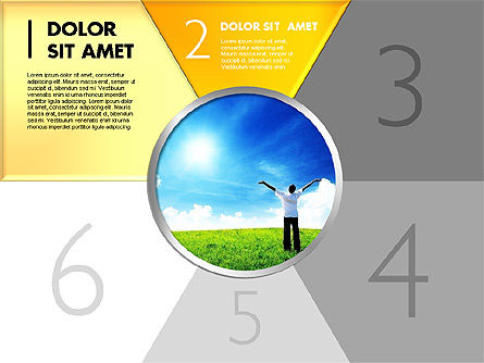 Stages com diagrama da foto, Deslizar 6, 01811, Diagramas de Etapas — PoweredTemplate.com