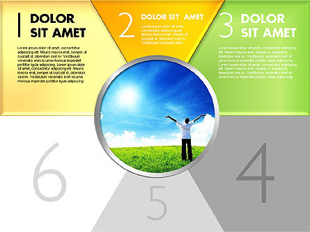 Stages with Photo Diagram, Slide 7, 01811, Stage Diagrams — PoweredTemplate.com
