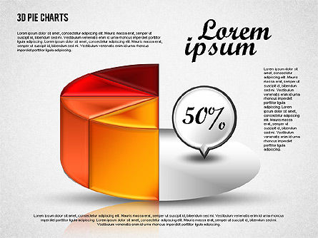Pie grafico Strumenti, Slide 5, 01814, Grafici a Torta — PoweredTemplate.com