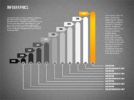 Diagram Infografis Ditetapkan, Slide 10, 01815, Model Bisnis — PoweredTemplate.com