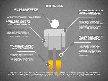 Infographic 다이어그램 세트, 슬라이드 14, 01815, 비즈니스 모델 — PoweredTemplate.com