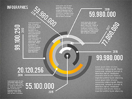 Infographic 다이어그램 세트, 슬라이드 16, 01815, 비즈니스 모델 — PoweredTemplate.com