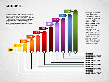 Infographic diagram set, Dia 2, 01815, Businessmodellen — PoweredTemplate.com