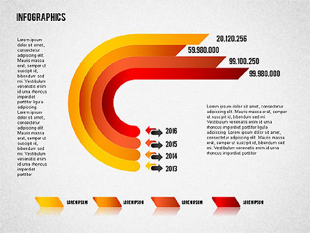 Set diagramma infographic, Slide 3, 01815, Modelli di lavoro — PoweredTemplate.com