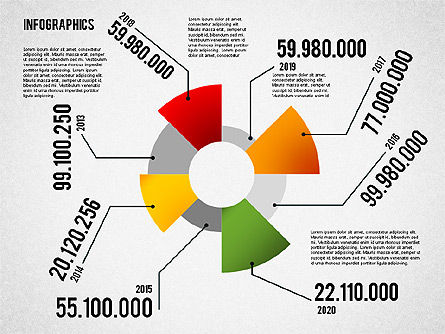 Infographic 다이어그램 세트, 슬라이드 5, 01815, 비즈니스 모델 — PoweredTemplate.com