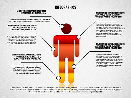 Infographic diagram set, Dia 6, 01815, Businessmodellen — PoweredTemplate.com
