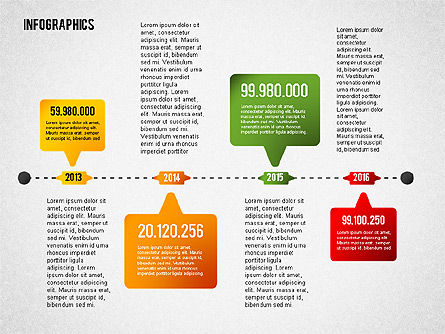 Set diagramma infographic, Slide 7, 01815, Modelli di lavoro — PoweredTemplate.com