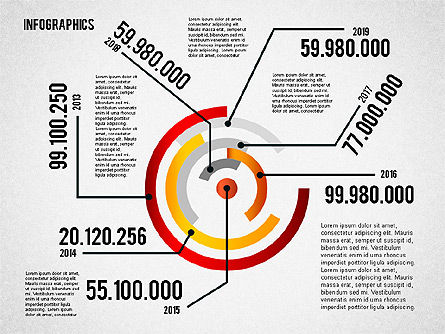 Conjunto de Diagrama Infográfico, Diapositiva 8, 01815, Modelos de negocios — PoweredTemplate.com