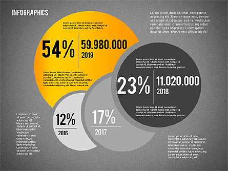 Diagram Infografis Ditetapkan, Slide 9, 01815, Model Bisnis — PoweredTemplate.com