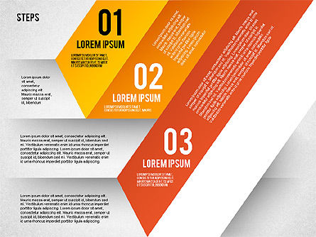 Pasos de Zigzag, Diapositiva 3, 01819, Diagramas de la etapa — PoweredTemplate.com