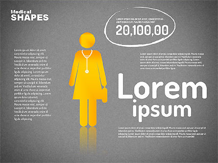 Formas de atención médica, Diapositiva 13, 01821, Diagramas y gráficos médicos — PoweredTemplate.com