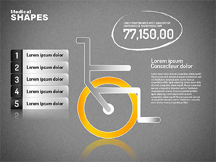 Formas de atención médica, Diapositiva 16, 01821, Diagramas y gráficos médicos — PoweredTemplate.com