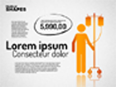 Formas de atención médica, Diapositiva 6, 01821, Diagramas y gráficos médicos — PoweredTemplate.com