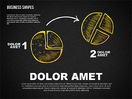 Formas del proceso del estilo del bosquejo, Diapositiva 16, 01822, Formas — PoweredTemplate.com